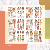Fabulous Fall | PaperDollzCo | Sticker Book | CB063