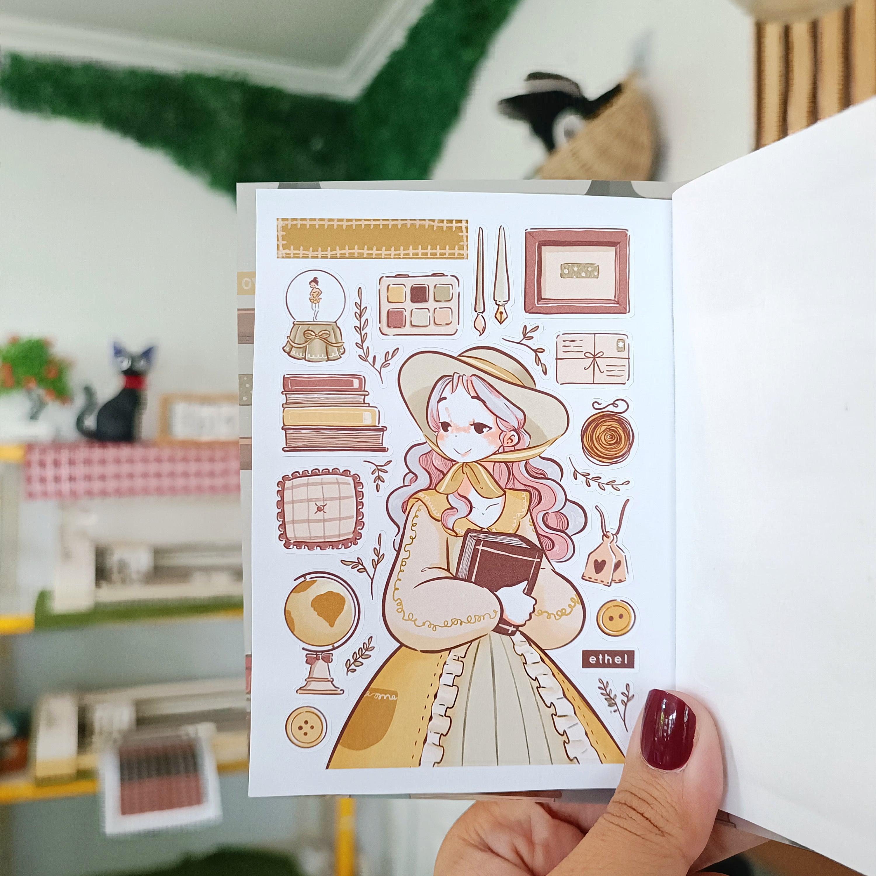 Victorian Muses | PaperDollzCo | Sticker Book | CB070