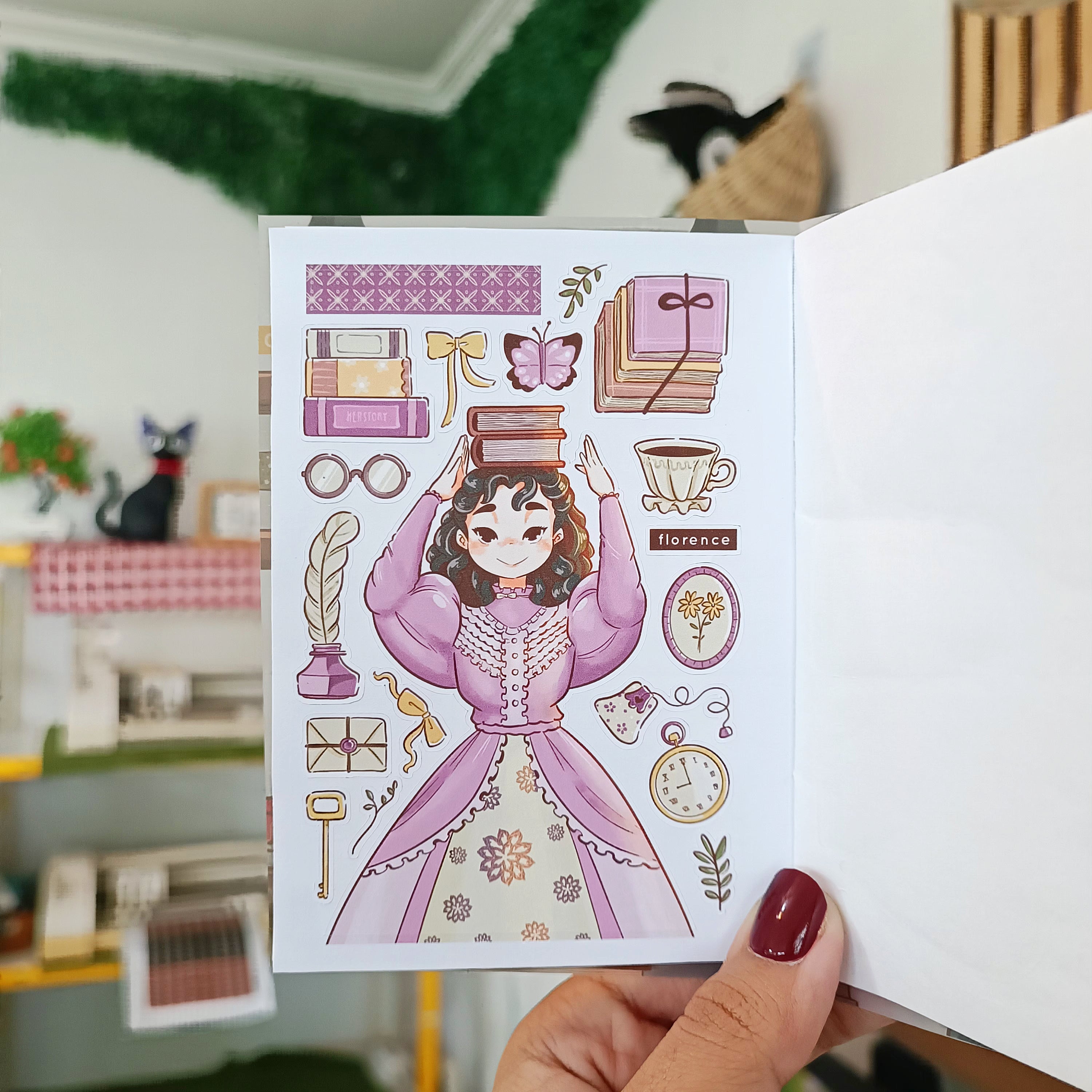 Victorian Muses | PaperDollzCo | Sticker Book | CB070