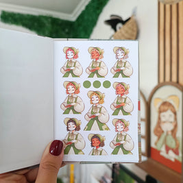 Victorian Muses | PaperDollzCo | Sticker Book | CB070