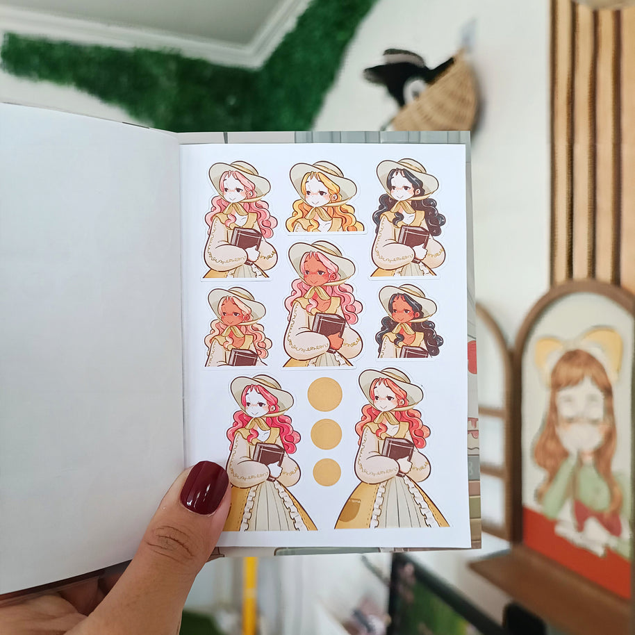 Victorian Muses | PaperDollzCo | Sticker Book | CB070