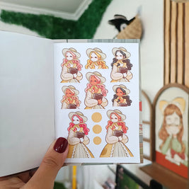Victorian Muses | PaperDollzCo | Sticker Book | CB070
