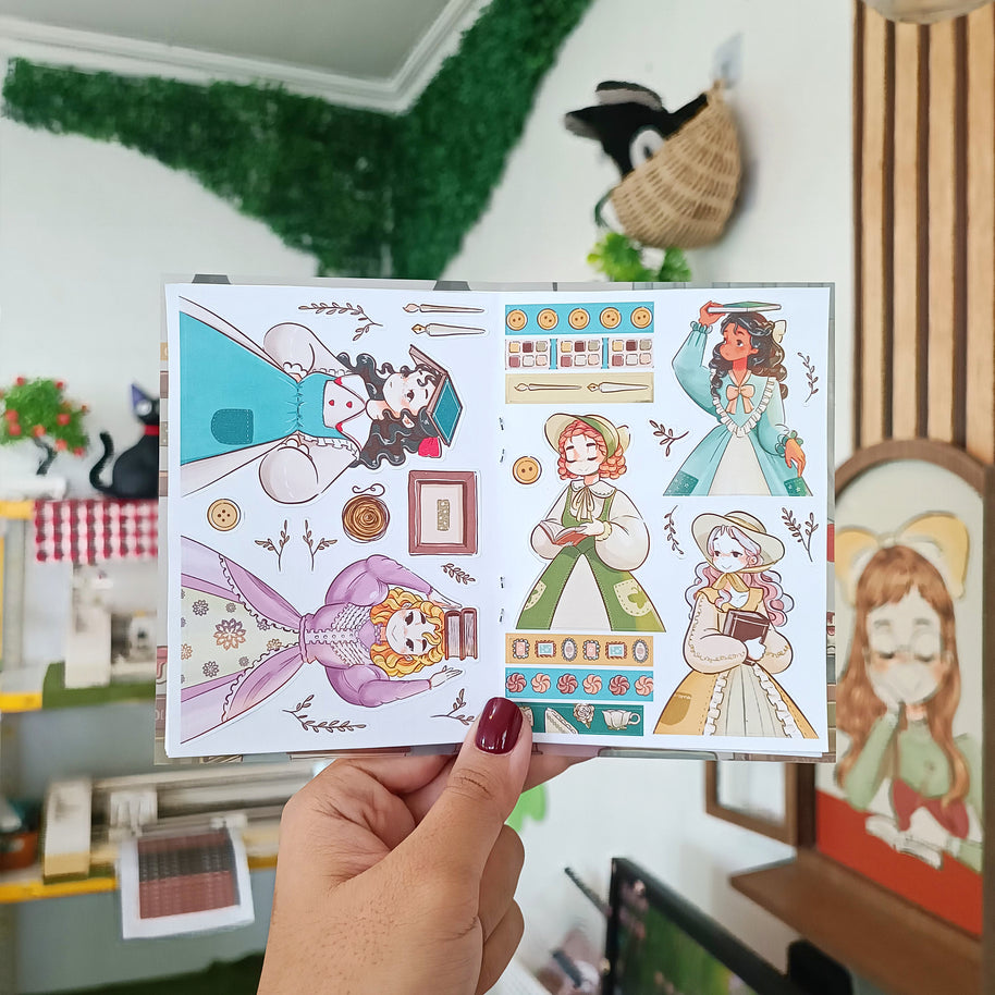 Victorian Muses | PaperDollzCo | Sticker Book | CB070