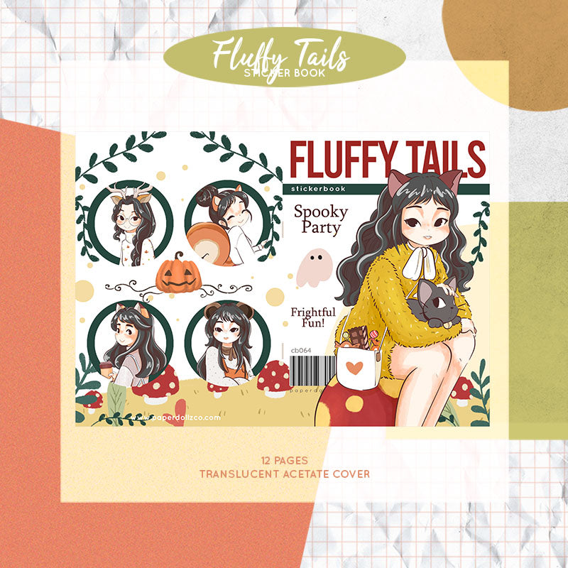 Fluffy Tails | PaperDollzCo | Sticker Book | CB064