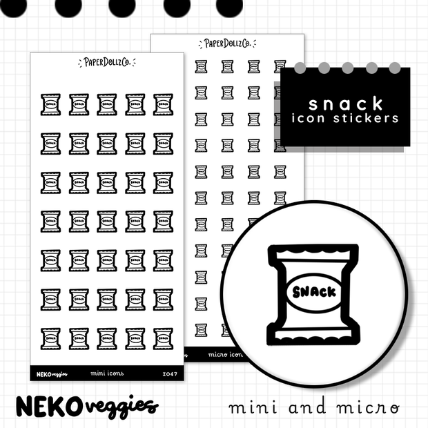 Snack | PaperDollzCo | Icon Sticker | i047