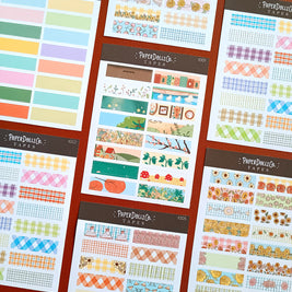 Flowers | PaperDollzCo | Sticker Tapes | t003