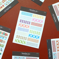 Gingham | PaperDollzCo | Sticker Tapes | t002