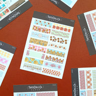 Flowers | PaperDollzCo | Sticker Tapes | t003