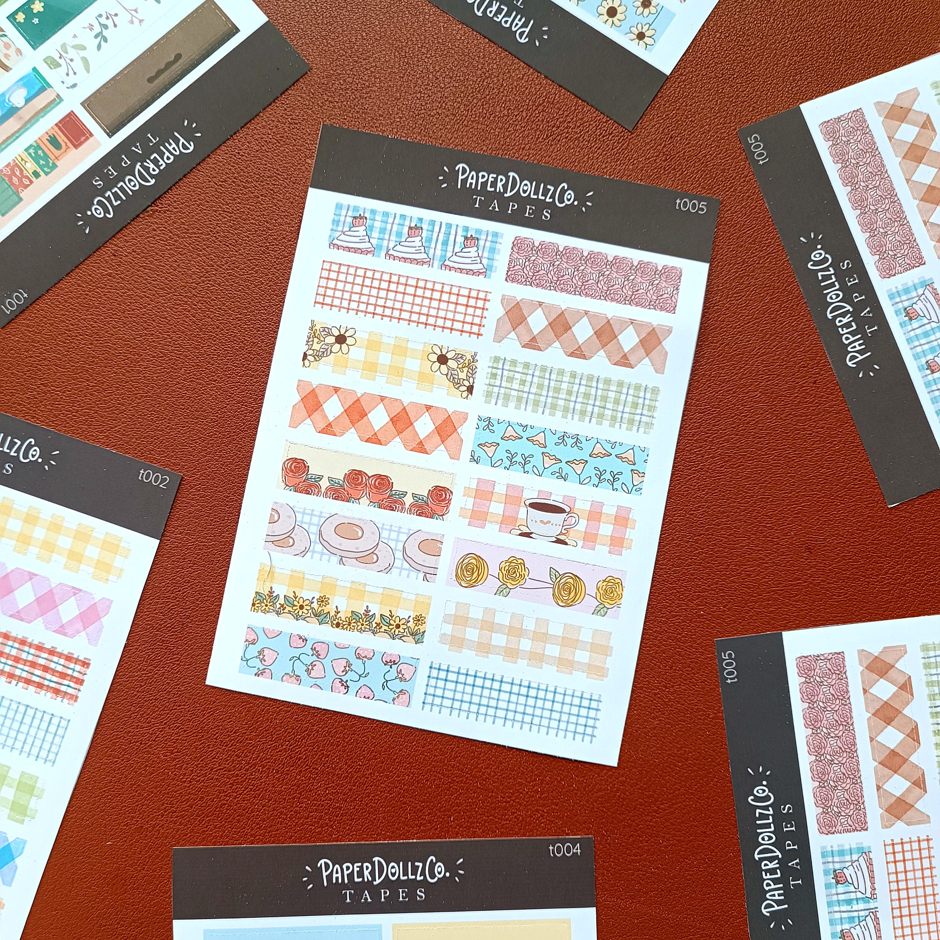 Spring Time | PaperDollzCo | Sticker Tapes | t005