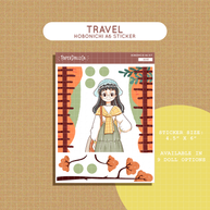 Travel | Fabulous Fall | Hobonichi A6 Daily Sticker Kit - a060