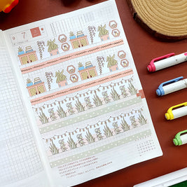 Paperdollzco | A5 Border Sticker | w003