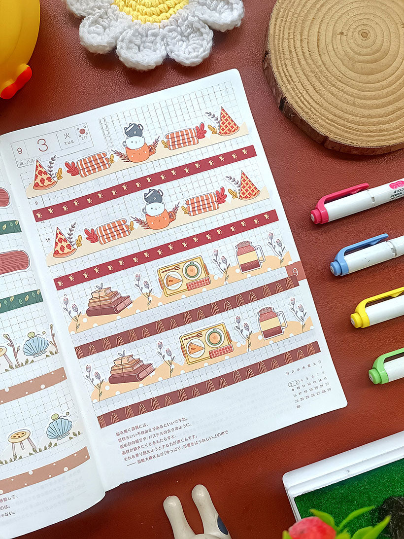 Paperdollzco | A5 Border Sticker | w007