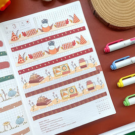 Paperdollzco | A5 Border Sticker | w007