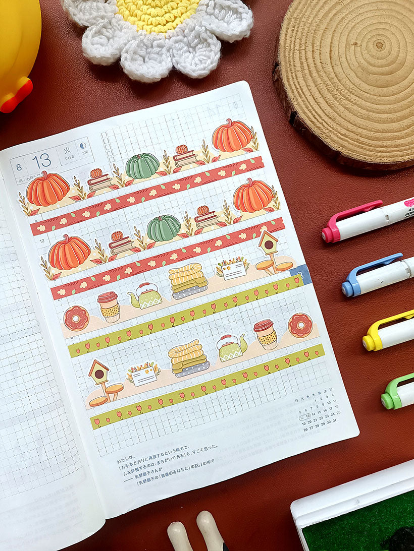 Paperdollzco | A5 Border Sticker | w008