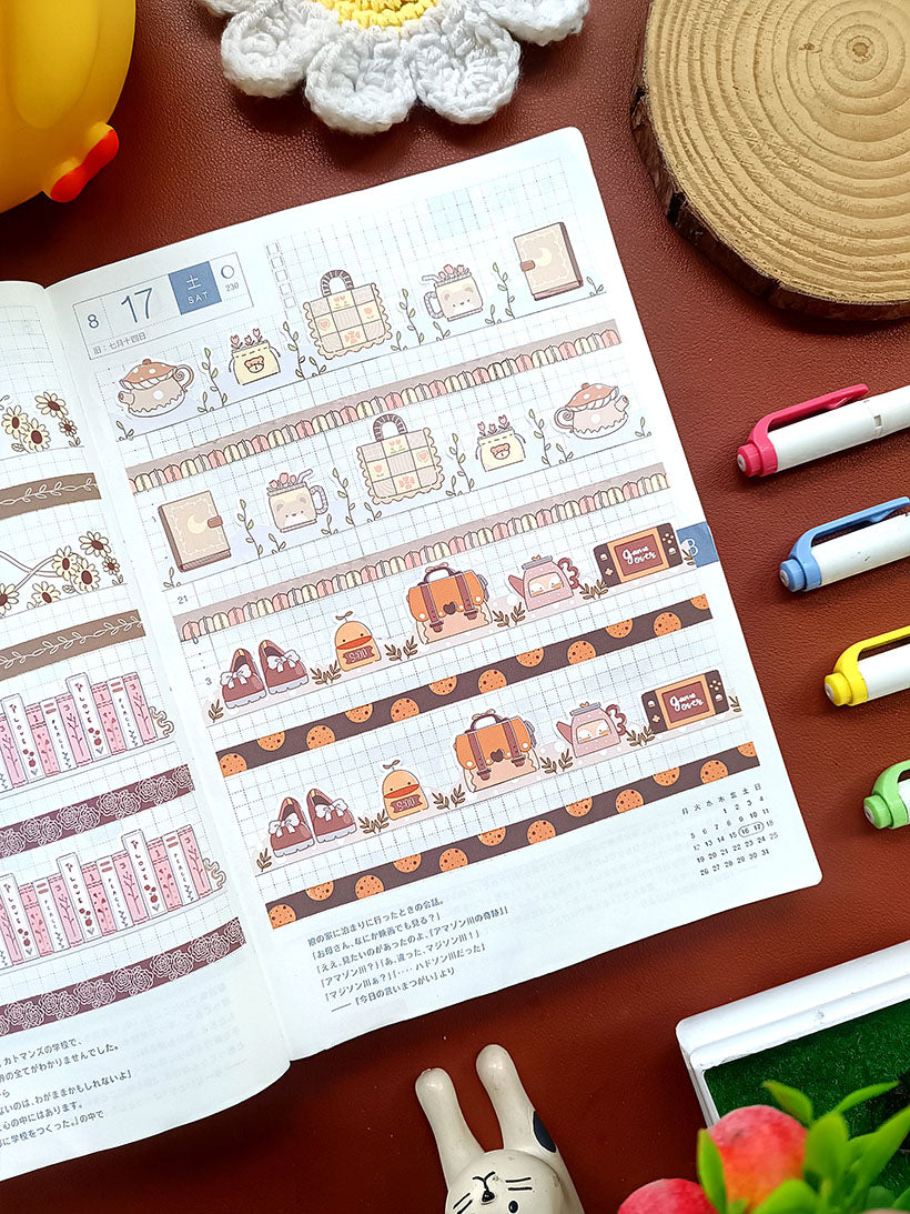 Paperdollzco | A5 Border Sticker | w011