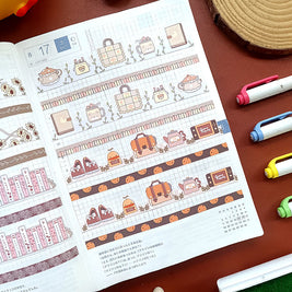 Paperdollzco | A5 Border Sticker | w011