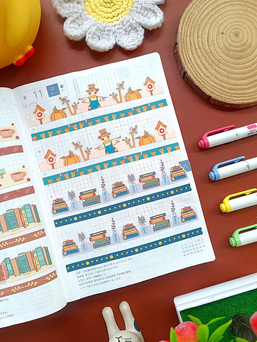 Paperdollzco | A5 Border Sticker | w035