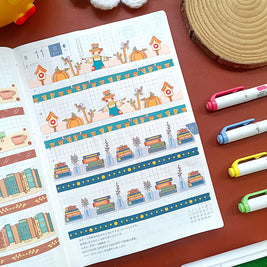 Paperdollzco | A5 Border Sticker | w035