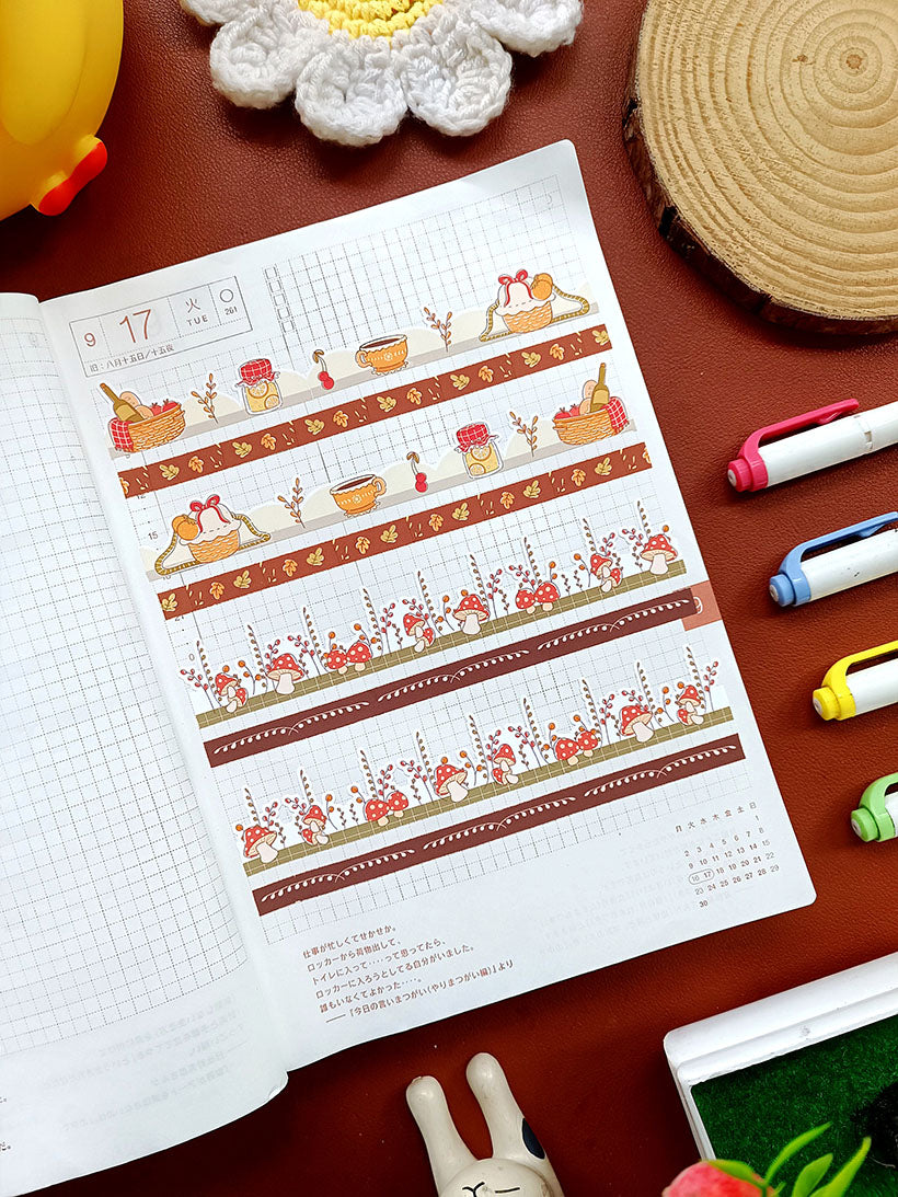 Paperdollzco | A5 Border Sticker | w037