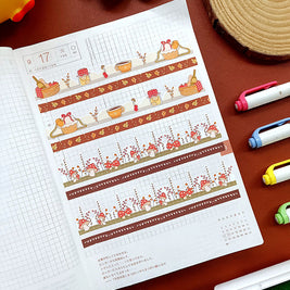 Paperdollzco | A5 Border Sticker | w037