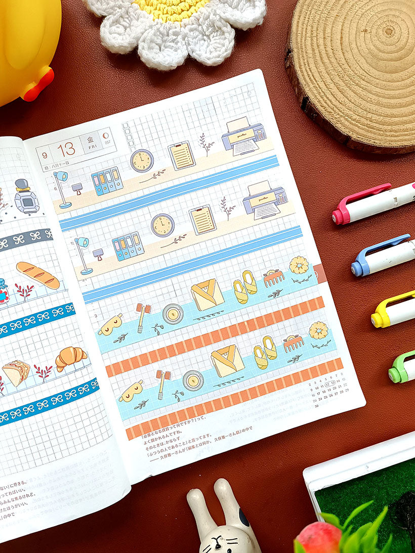 Paperdollzco | A5 Border Sticker | w040