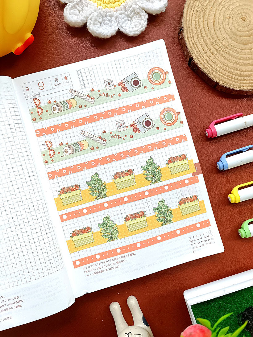 Paperdollzco | A5 Border Sticker | w041