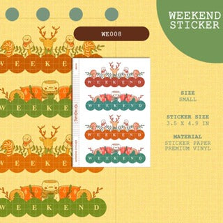 PaperDollzCo | Weekend Stickers | we008