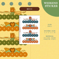 Paperdollzco | Weekend Stickers | we024